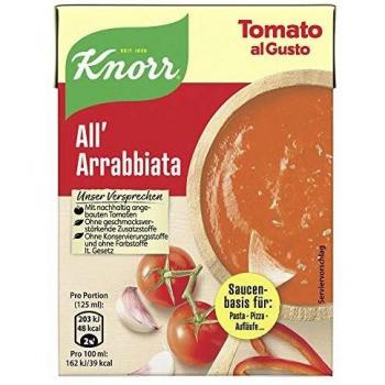 Knorr Arrabbiata Soße, 1er-Pack (370 g)