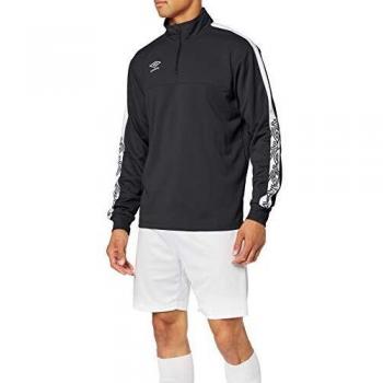 Umbro Covadonga Sports T-Shirt – Black‑White, Small (Male)