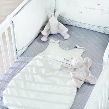 Sacco Notte Noukies BB1410.05 Etoiles – Bianco-Grigio Light 70 cm