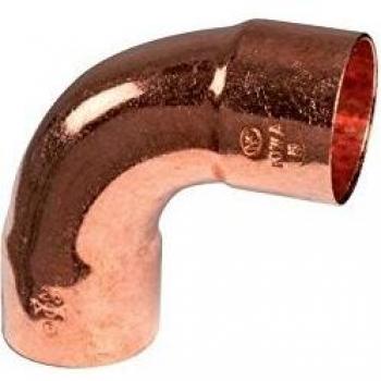 Somatherm Raccord Cuivre Coudé 90° Femelle Grand Rayon Diamètre 10 mm