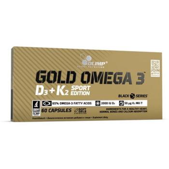 Viktig Omega 3, D3 och K2 Sport Edition 60 kapslar