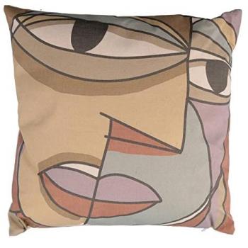 Tessuto multicolor: Cuscino quadrato 38×38