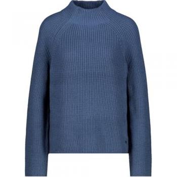 Monari Damen Rollkragenpullover in Blau Größe 38
