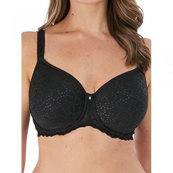 Moulded Black Spacer Bra for Women – 32FF (Ana)
