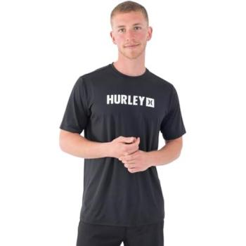 Maillot de bain Hurley à manches courtes, protection solaire UPF, design hybride