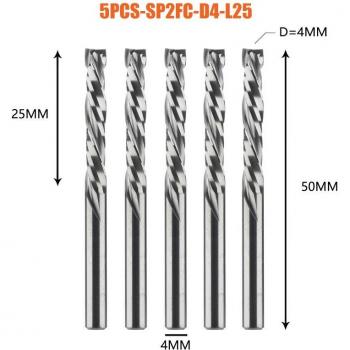 5pc CNC Router Bit Set