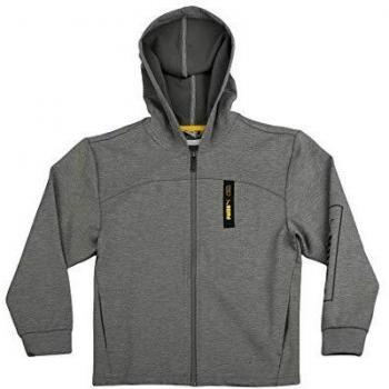 PUMA Nu-Tility Capuche Veste de Survêtement Garçon, Gris Moyen, FR Unique (Taille Fabricant : 152)