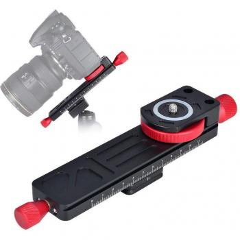 Placa Deslizante Kuulee‑W160: Enfoque Macro y Riel 1/4”