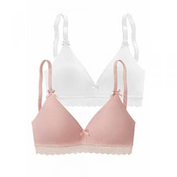 Petite fleur Bralette-BH (Packung, 2 Stück) ohne Bügel mit Spitzenband