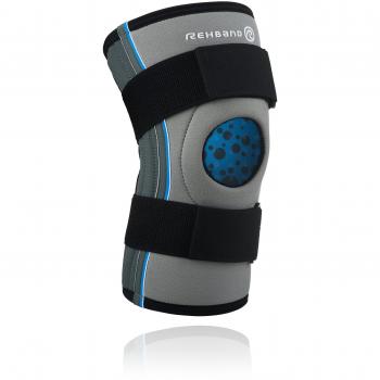 Grau Rehband Kniebandage Herren 7782 Spiralfedern L