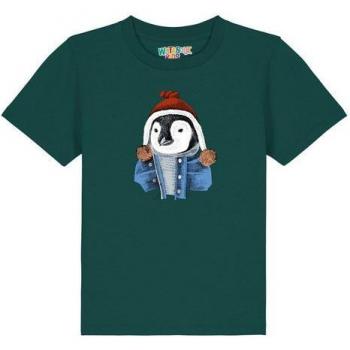 Top Pinguino Verde Scuro – Design Colorato