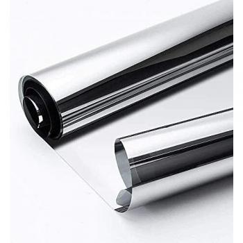 Spiegel-Glanz‑Fensterfilm – Anti‑UV, Sichtschutz, selbstklebend