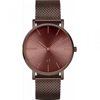 Reloj Unisex Millner 0010123 Mayfair Color Café con Pulsera Ajustable