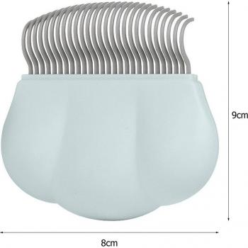 Brosse Coquille Éliminatrice de Poils pour Chiens et Chats