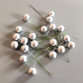 50Pcs Christmas Tree Mini Fruit and Pearl Decorations