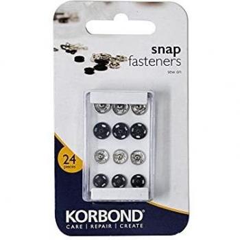 Quick Release Snap Fasteners, 24 Pcs