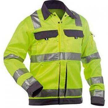 Arbeitsjacke Dusseldorf, Dassy, Gelb-Grau, 3XL