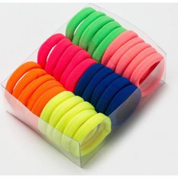 Bandes de caoutchouc scrunchie colorées pour cheveux