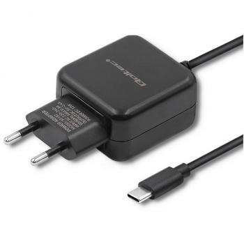 Chargeur rapide Qoltec 50197 USB Type-C 12W Noir