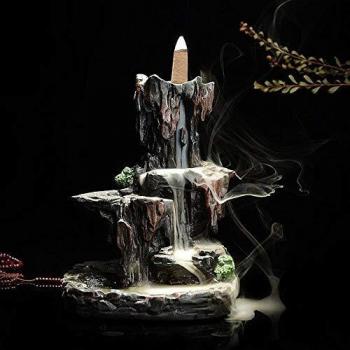 Milky Way Backflow Incense Burner with 10 Free Cones