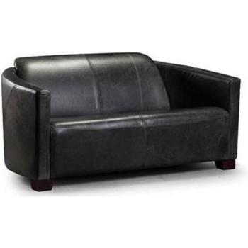 Casa Padrino Stilvolles 3er Sofa Dunkelbraun/Schwarz