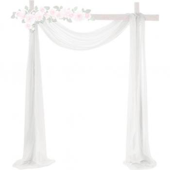 Zeremonienbogen Chiffon – „Unser großer Tag“