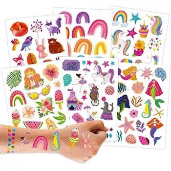 Hautfreundliche Metallic-Tattoos für Kinder
