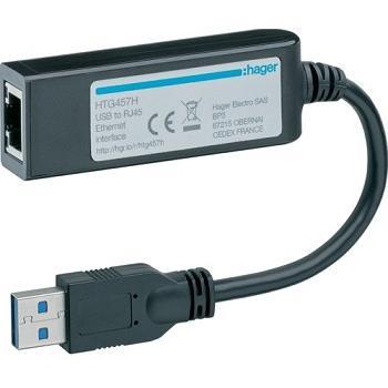 Hager USB‑zu‑LAN‑Adapter HTG457H