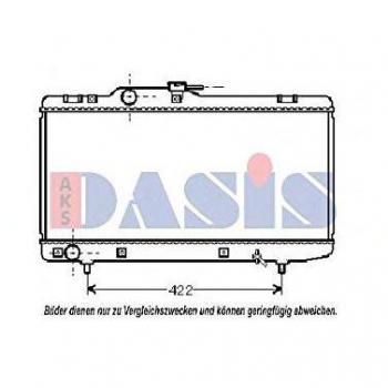 Radiador de motor AKS DASIS 211610N