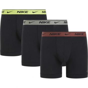 Nike Brief Multicolor (Castanho/Cinzento/Amarelo) – Pack de 3 em XL