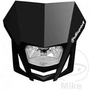 Maschera Faro Polisport 8657600002 LMX Nero