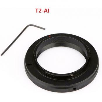 Foleto T-Mount T2-AI Lens Adapter for Nikon D3300 D3400 D5300