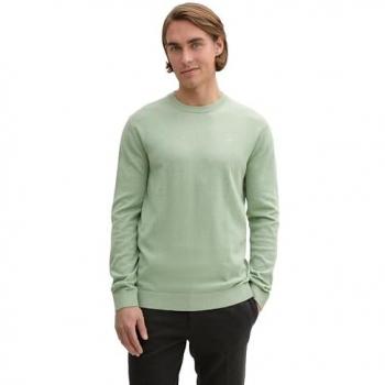Strickpullover mit Logostickerei von TOM TAILOR