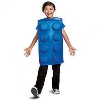 Disfraz Infantil de Bloque Lego Azul