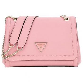Guess Noelle 25 cm Convertible Shoulder Bag Hot Pink