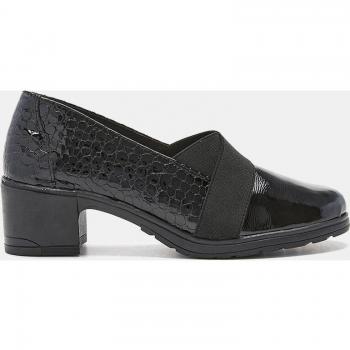 Zapatos de charol 24HRS con elásticos cruzados para mujer