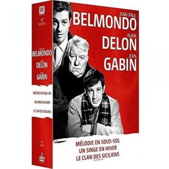 Belmondo-Delon-Gabin : Mélodie En Sous-Sol + Un Singe En Hiver + Le Clan Des Siciliens