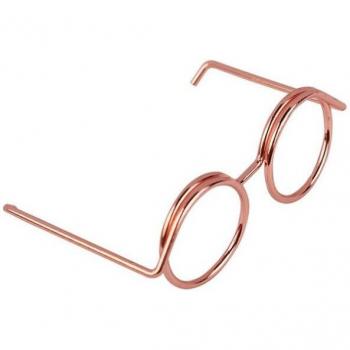 10 Pcs/set Cute Mini Gold Rose Gold Optical Frame Shape Metal Paper Clips