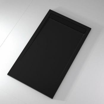 Receveur de douche design 80x180 cm en résine noir