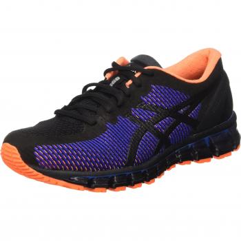 Asics Herren Gel-Quantum 360 Running Shoes, Black/Onyx/Hot Orange, 44 EU