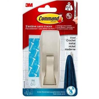 Chrome Hook with Strips