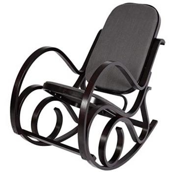 Fauteuil à bascule M41, fauteuil tv, bois massif