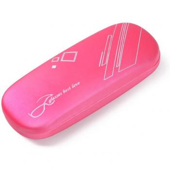 Hard Shell Leather Eyewear Case for Sunglasses and Reading Glasses