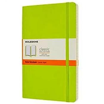 Moleskine Large Ruled Softcover Notebook: Lemon Green