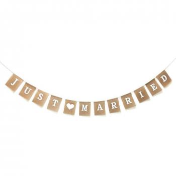 Love Knot Jute Pennant