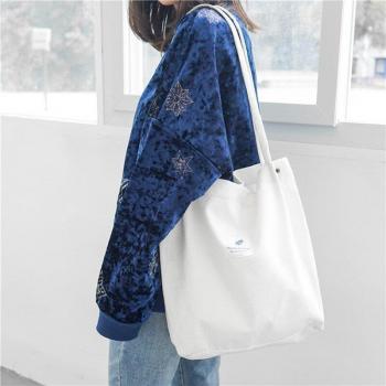 Student-Friendly Corduroy Beach Tote