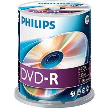 Philips DVD-R Rohlinge (4.7 GB Data/120 Minuten Video, 16x High Speed Aufnahme), DM4S6B00F/00