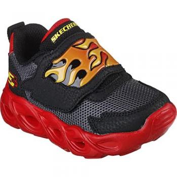 Skechers Kinder-Sandalen Thermo Flash in Schwarz-Rot