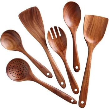 Juego de espátulas de madera