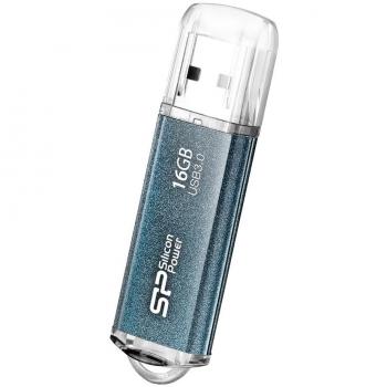 Memoria USB 16GB di Silicon Power, modello M01, blu